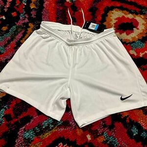 Women’s White Nike Soccer Shorts